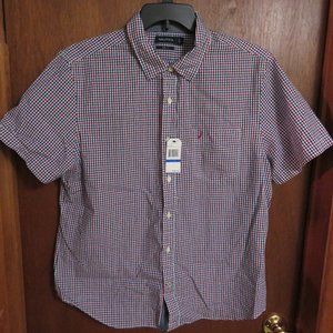 NWT BOYS NAUTICA SLIM FIT XL  SHORT SLEEVE